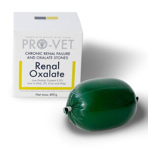 PRO-VET RENAL/OXALATE�@���j���[�A�� �v���x�b�g���p�@�X�`�[���{�[���@���[�i���I�L�T���[�g�@�t���@�E�G�b�g�h�b�O�t�[�h�@�Ö@�H 400g�yPOINTUP20�z