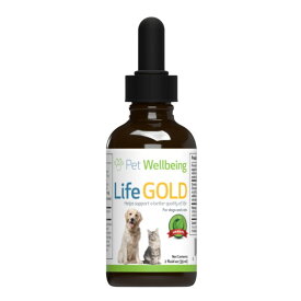 Pet Wellbeing ペットウェルビーイング Life GOLD 免疫 59ml 犬猫用 ライフゴールド