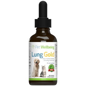 Pet Wellbeing ペットウェルビーイング 「肺」Lung Gold 59ml 犬猫用 ラングゴールド【0527pu】