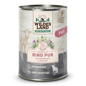 Wildes Land　ワイルドランドPUR ピュアビーフ ベニバナオイル 400g缶詰 キャットフード ウェットフード 総合栄養食