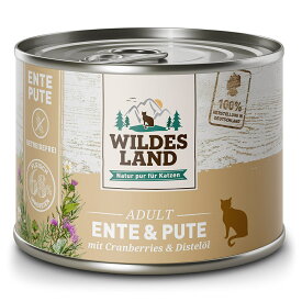 Wildes Land　ワイルドランド クラシック ダック＆ターキークランベリー入り入り200g缶詰 キャットフード ウェットフード 総合栄養食
