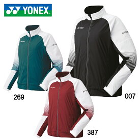 YONEX ヨネックス ウィメンズ裏地付きウィンドウォーマーシャツ YNX-78067 硬式テニス ウェア ウィンドブレーカーシャツ