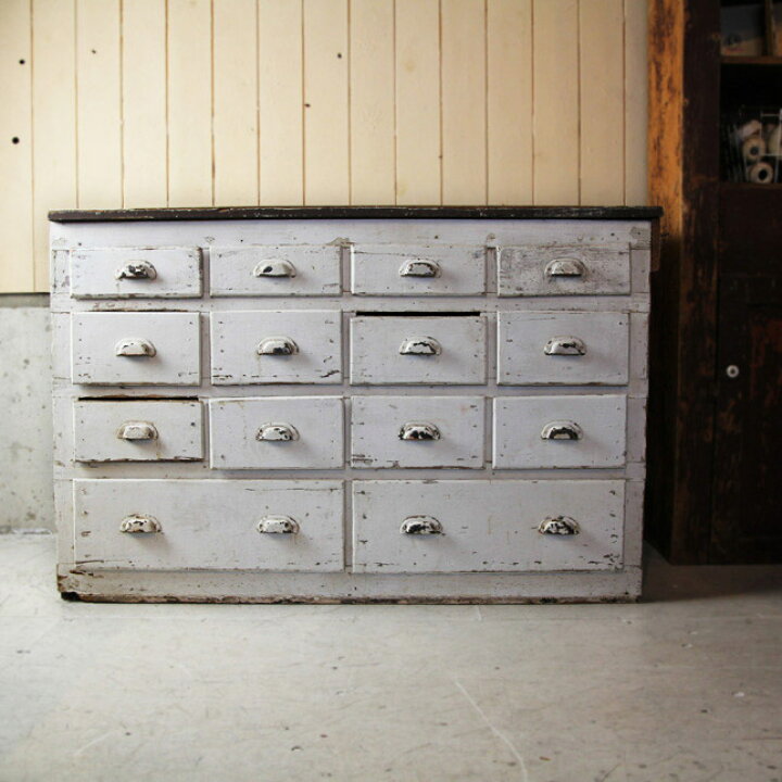 楽天市場】1920s painted wooden shelf 古い木製の棚【中古】家財便 