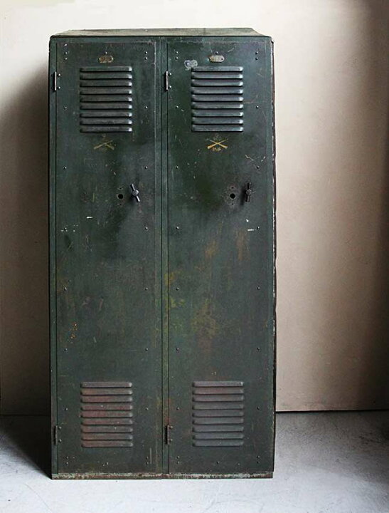 楽天市場】WW1 US ARMY スチール ロッカー【中古】アンティーク 家具 