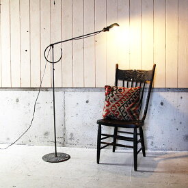 ＼マラソンクーポン配布中！／【アメリカンアンティーク】 1940's industrial stand light -古い インダストリアル ランプ【中古】メンズ アメリカ古着 インテリア 家具 ヴィンテージ アンティーク ライト 40年代 家財便 送料別＼お買い物マラソンP最大46倍／