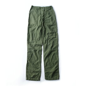 【P5倍・4時間限定・19日20時～】60年代頃 US ARMY ベイカーパンツ | メンズ古着 アメリカ古着 ヴィンテージ ファッション ユーズド カジュアル ミリタリー 60s US ARMY BAKER PANTS OG-107 W32 【中古】