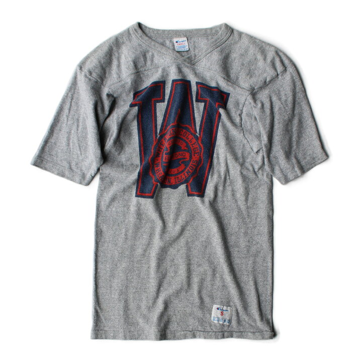 楽天市場】80年代頃 Champion トリコタグ フットボールTシャツ 