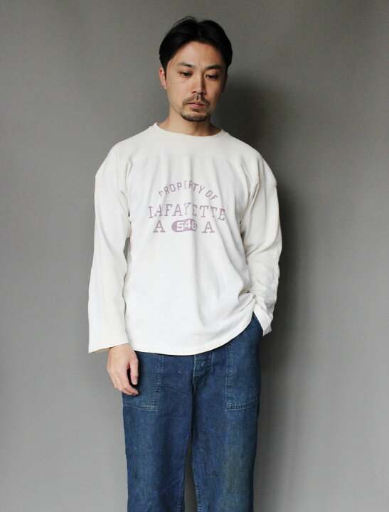 楽天市場】40年代頃 CHAMPION 製 フットボールTシャツ | メンズ古着 