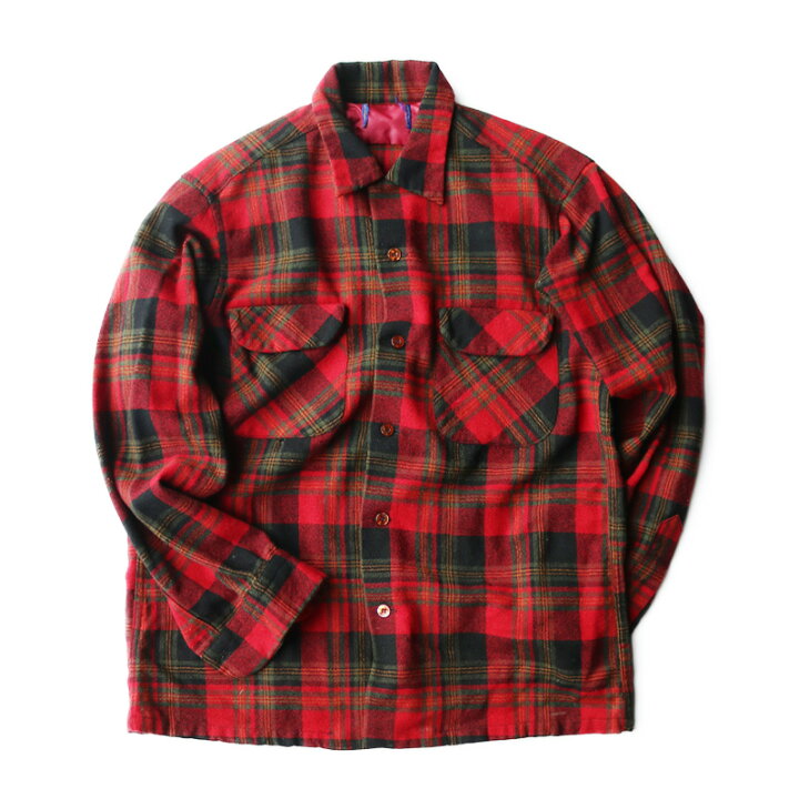 楽天市場】60年代頃 PENDLETON ウールシャツ | メンズ古着 アメリカ  