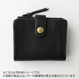 《今だけ富士山のお守りプレゼント》CINQ サンク 二つ折り財布｜個別で選べるキャメル／ブラック 本革イタリアンレザー 小さめウォレット ※2026年4月分予約受付中※