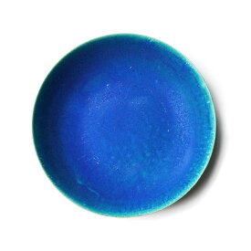 HARVEST BLUE VELVET 25cm ディープ プレート食器 皿 キッチン キッチン用品 ハーヴェスト ハーベスト ブルー ベルベット 青 信楽焼 テーブルウェア シンプル 大皿 パスタ 深さ 陶器 おしゃれ 料理 映える＼毎月18日はいちばの日P最大4倍／
