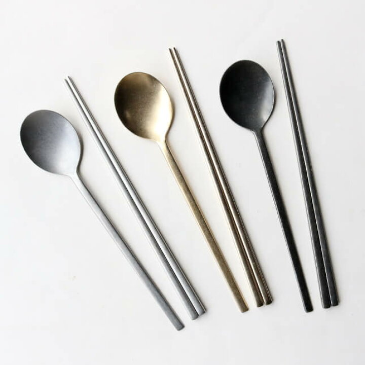 楽天市場 スッカラ チョッカラ韓国 カトラリー2点セット スジョ スプーン 匙 箸 韓国箸 真空箸 韓国料理 スッカラ おしゃれ カトラリー ハーベスト アンティーク テーブルウェア おしゃれ 映える 料理 Matin マタン楽天市場店