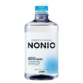 (送料無料)(まとめ買い・ケース販売)NONIO（ノニオ） マウスウォッシュ クリアハーブミント（1000mL）（6個セット）/ ライオン