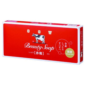 カウブランド赤箱 ローズ調の香り（90g ）1パック（6個入） / 牛乳石鹸