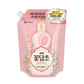 サフロン花酢 ハスの花＆ユーカリ 柔軟剤 つめかえ（1700mL） LG/ トイレタリージャパンインク