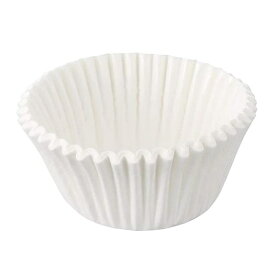 Kai House SELECT 耐熱性の紙製カップケーキ型 10号 （20枚入）ホワイト/ 貝印