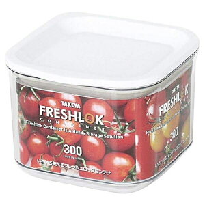 �t���b�V�����b�N�R���e�i �p�^ SS 300ml�i1���j�z���C�g/ �^�P�����w