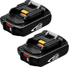 新品セール【6.0A実容量保証】マキタ 18V バッテリー 互換 2個セット BL1860B 18V 6.0Ah マキタ バッテリー 18V BL1830B BL1850B BL1860B BL1890B 対応 マキタ 18v バッテリーBL1860B リチウムイオンバッテリー 大容量 LED表示 PSE CE認証済