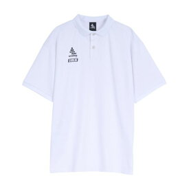 メール便発送可　スボルメ　SVOLME　DRYロゴポロシャツ　124123000-WHITE　フットサルウェア　サッカーシャツ