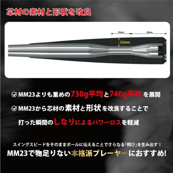 楽天市場】【購入特典グリップテープ付き】エスエスケイ SSK MM23MX 