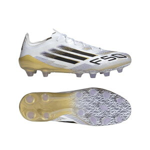 アディダス adidas F50 ELITE HG/AG JAPAN / 土・人工芝用 JR1701 サッカースパイク  ホワイト×ゴールド