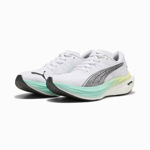 プーマ ウィメンズ ディヴィエイト ニトロ 3 309708-20 レディスランニングシューズ 20PUMA White-Mint Melt