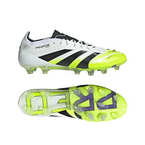 アディダス adidas サッカースパイク プレデター ELITE 土・人工芝 / PREDATOR ELITE HG/AG JAPAN JI1098 ホワイト×ブラック×ルシッドレモン