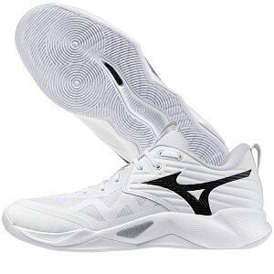 ミズノ ウエーブモーメンタム プロ W.MOMENTUM PRO V1GA254051 バレーシューズ 51:ホワイト×ブラック