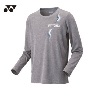 メール便発送可 ヨネックス YONEX ユニセックス ロングスリーブTシャツ(フィットスタイル) 16807-010 テニスウェア(長袖トップス) 010:グレー 特価
