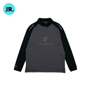 ルースイソンブラ LUZeSOMBRA ジュニア(子供用) 2WAYハーフジップトップ L2222051-943 サッカー/フットサルウェア(長袖/練習着) チャコール×ブラック