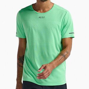 メール便発送可 2XU(ツータイムズユー) メンズ ライトスピード テックシャツ MR7150A-SPGBRF ランニングウェア