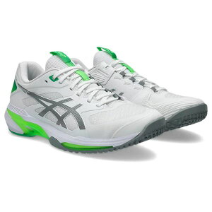�A�V�b�N�X ASICS�@SOLUTION SPEED FF 4 OC�i�I���j�E�N���[�j�@1041A534-103�@�����Y �e�j�X�V���[�Y�@STANDARD�� �X�s�[�h���f���@WHITE/GRAVEL