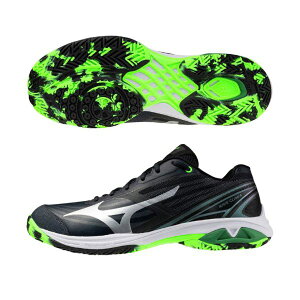 �~�Y�m MIZUNO�@�o�h�~���g���V���[�Y�@�E�G�[�u�N���[4 WIDE�@71GA264403�@4E�X�[�p�[���C�h�@03�F�u���b�N×�O���[��