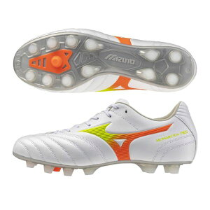 �~�Y�m MIZUNO ���i���V�[�_�l�I 3 WIDE PRO / MONARCIDA NEO III WIDE PRO�@P1GA262354 �T�b�J�[�X�p�C�N ���C�h�t�B�b�g(���L) �z���C�g×�C�G���[×�I�����W
