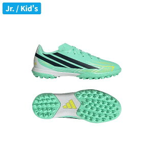 �A�f�B�_�X adidas �L�b�Y(�q���p) F50 HYPERFAST CLUB TF J KK1367 �W���j�A �T�b�J�[ �g���[�j���O�V���[�Y (�^�[�t/�y/�l�H��) �O���[��