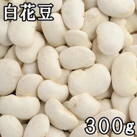 白花豆 (白いんげん) (300g) 令和5年 北海道産 【メール便対応/1kgまで】