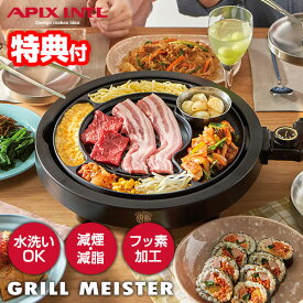 【選ぶ景品付き】 アピックス グリルマイスター AGP-350 APIX 韓流 焼肉プレート 韓国風 焼肉 バーベキューグリル 減煙 減脂 グリルプレート 韓国料理 ホットプレート 韓国焼肉 電気グリル 焼き肉プレート 焼き肉機 焼き肉ロースター AGP350