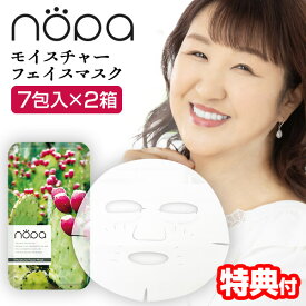 《2000円クーポン配布中》【選ぶ景品】 2箱セット nopa ノパ モイスチャーフェイスマスク 合計14包 美顔マスク 北斗晶 美容液 パック 潤い 目元 口元 保湿 シートマスク 個包装 フェイスパック 美容 スキンケア フェイスマスク 化粧品 おうちエステ スペシャルケア