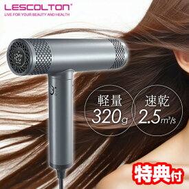 《2000円クーポン配布中》【選ぶ景品】 ハイスピードヘアドライヤー 大風量 軽量 ドライヤー 速乾 時短 ハイパワー 1500W ヘアドライヤー レスコルトン LESCOLTON LS-090A コンパクト ハイスピードヘアードライヤー 速乾ドライヤー マイナスイオン ドライヤー ヘア