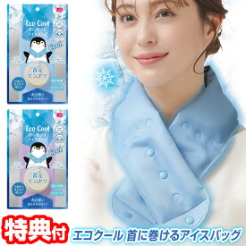 《2000円クーポン配布中》ネッククーラー 氷のう エコクール 氷嚢 首に巻けるアイスバッグ 首 冷やす ネッククール 熱中症対策 アイスバッグ 首元クーラー 首元 ひんやり アイスパック 暑さ対策 アイスバック 氷嚢 持ち運び アイシング