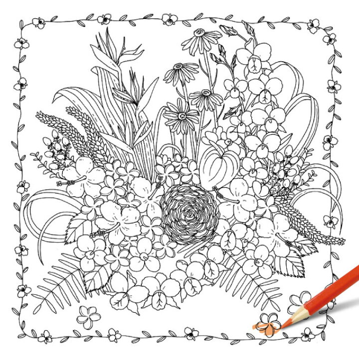 楽天市場 幸せをよぶ花とねこのぬりえセット 塗絵 ぬりえ2冊 24色鉛筆 コスミック出版 2個購入で送料を無料に変更します 塗り絵 ぬりえ キット 色鉛筆つきで単品購入よりお得なセット 自宅 ホーム 自主学習 ぬり絵 マツカメショッピング