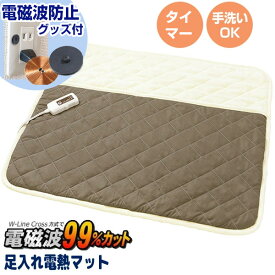 【3/15限定2人に1人最大100%P】[電磁波防止グッズ付] ゼンケン 電磁波カット 足入れ電熱マット ZMT-51FT 電磁波99％カット 足入れヒーター 電磁波防止敷き毛布 足元ヒーター 足温器 脚入れ電気毛布 電磁波防止電気毛布 足入れ電気マット 脚入れ 脚温機 電気ヒーター 布団