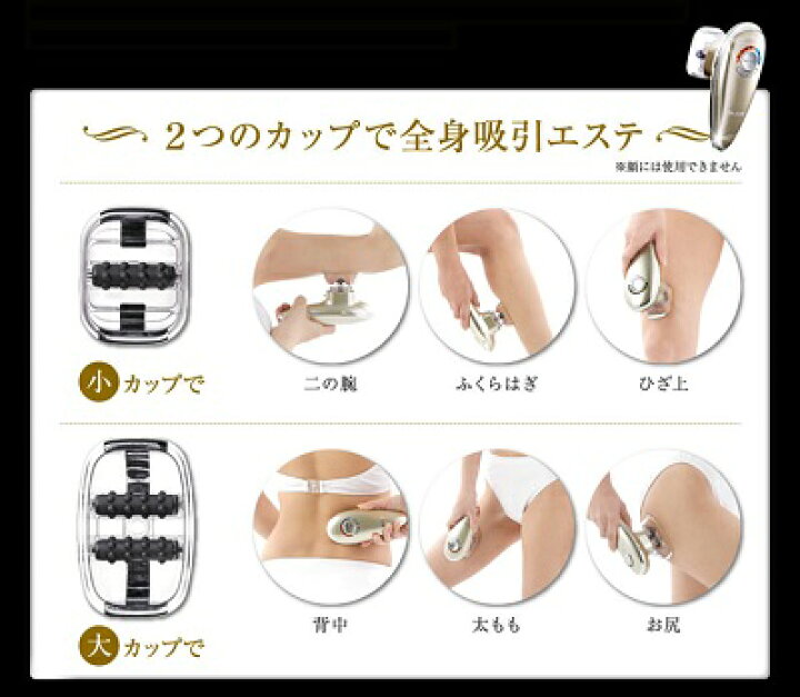 楽天市場】ヤーマン アセチノエレクトロボーテ リポボディスリム 吸引 