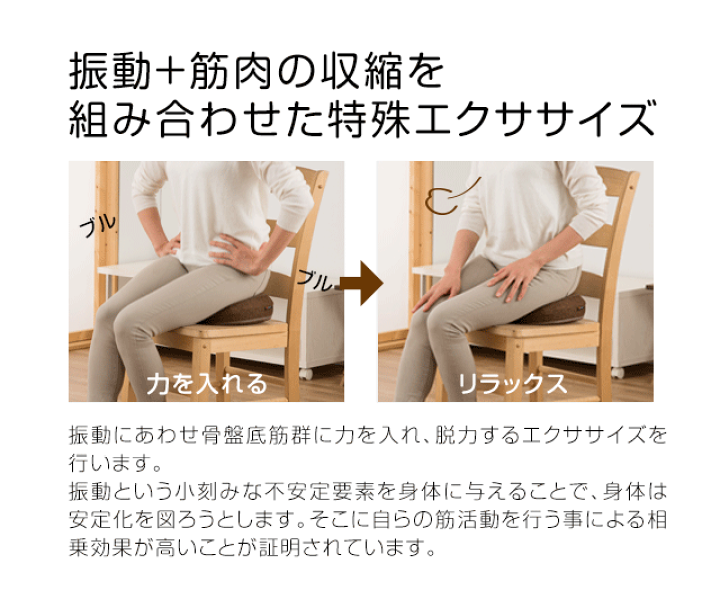 骨盤底筋エクササイズクッション キュットブル | 商品のご紹介