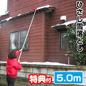 屋根 雪下ろし 道具 雪落し棒 5m ロング 屋根雪落とし 送料無料コンパル ひさし雪落とし 雪かき 雪降ろし 雪落とし 通販 雪おろし ひさし カーポート 雪下ろし 除雪道具 雪掻き 屋根