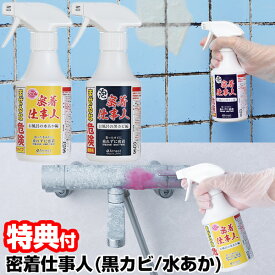 《400円クーポン配布中》日本製 密着仕事人 黒カビ編 A-77377 / 水あか編 A-77650 250ml どちらかお選びください アーネスト お風呂 洗剤 お風呂の黒カビ編 風呂 掃除 洗面所 お風呂の水あか編 カビとり 水垢 業務用洗剤 掃除 浴室洗浄 浴室洗剤 業務用 お風呂の洗剤 水アカ