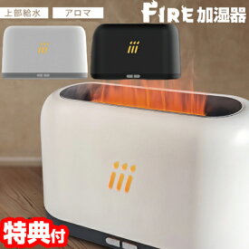 【1/18限定2人に1人最大100%P】アロマディフューザー ファイヤー 焚き火 加湿器 アロマディフューザー HED-FA01 加湿機 炎 たき火 のように揺らめく アロマ加湿器 アロマ炎の加湿機 超音波式加湿器 焚き火風 加湿器 LED おしゃれ インテリア アロマ加湿器 卓上 据え置き