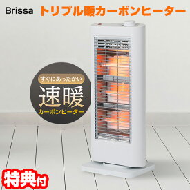 【1/15限定2人に1人最大100%P】【選ぶ景品】 ブリッサ トリプル暖カーボンヒーター BDTM602WH 電気ストーブ 暖房ヒーター 電気暖房機 速暖ヒーター カーボンヒーター トイレヒーター BDTM602-WH 電気ストーブ 電気ヒーター 小型ヒーター 200W 400W 600W コンパクトヒータ