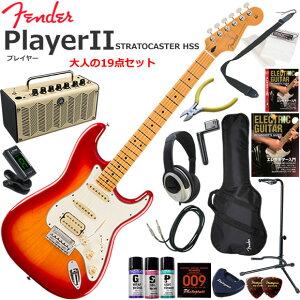Fender �t�F���_�[ PlayerII Stratocaster HSS/ACB/M �G���L�M�^�[ ���S�҃Z�b�g ���@�\�E��������YAMAHA THR5�������Ă��l��19�_�Z�b�g