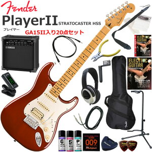 Fender �t�F���_�[ PlayerII Stratocaster HSS/TMB/M �G���L�M�^�[ ���S�҃Z�b�g ���K�p�A���v�Ƃ��Ă̎g���Ղ�GA15II�������Ă�20�_�Z�b�g